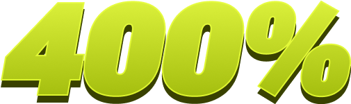 400%
